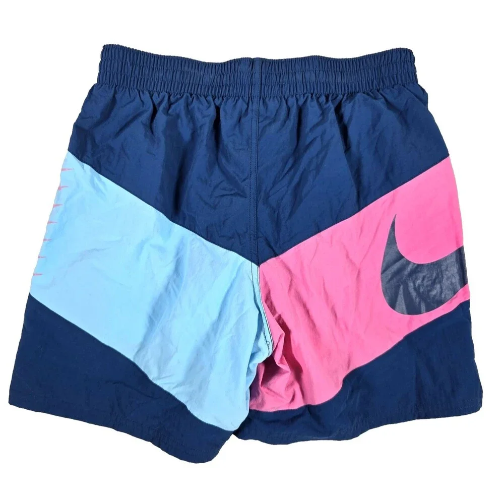 Nike Swim Trunks Men's Small Shorts Volley Blue Aqua New
